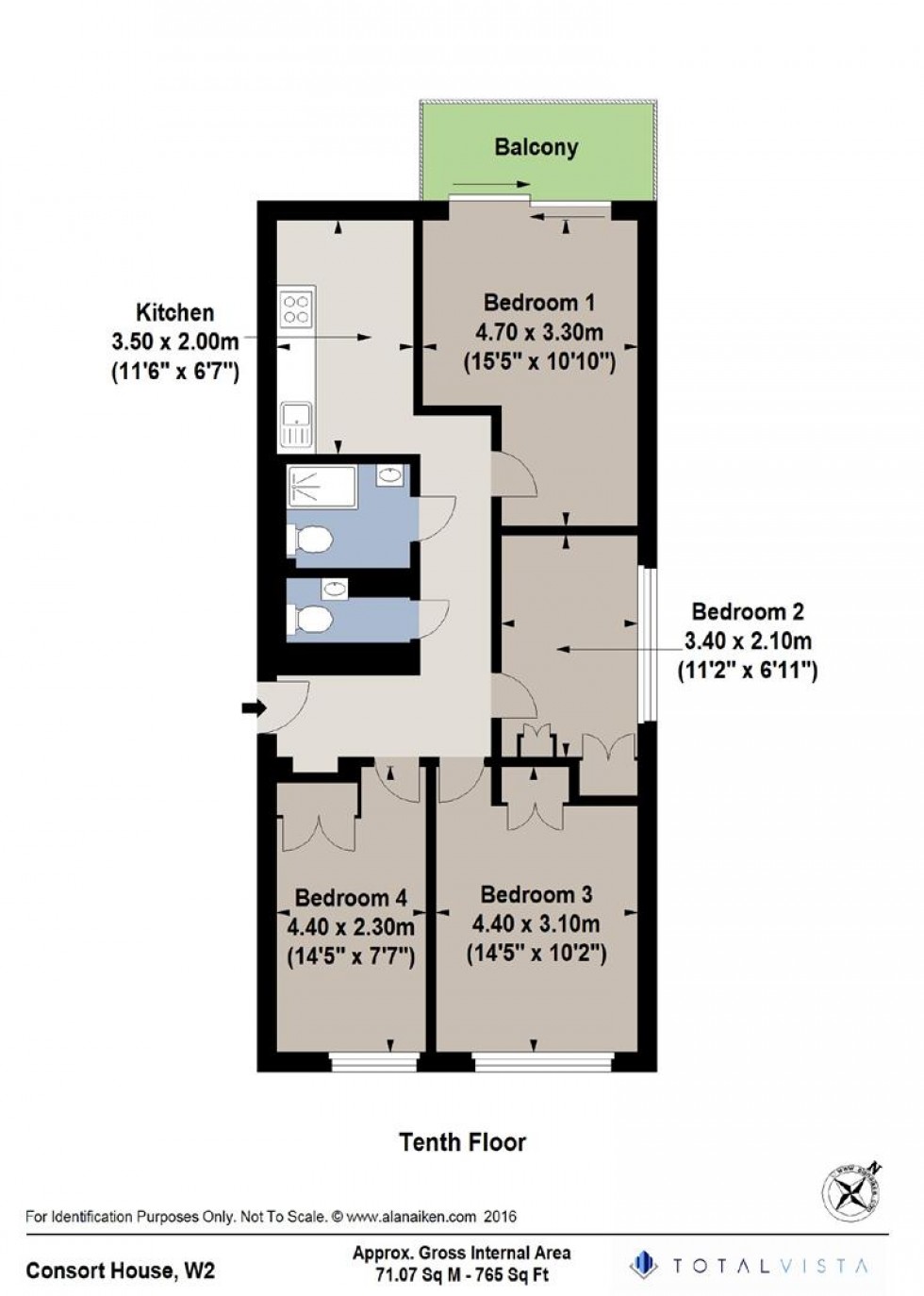 Floorplan for Queensway, London