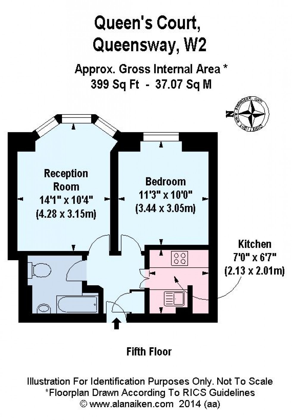 Floorplan for Queensway, London
